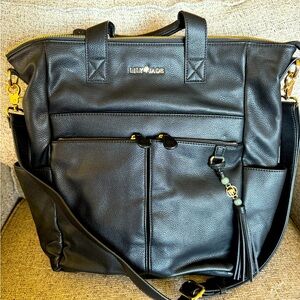 Lily Jade black diaper bag/tote/backpack